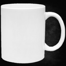 Glossy White Ceramic Coffee Mug 